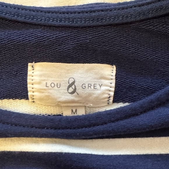 Lou & Grey Navy and White Striped Maxi Dress - Picture 2 of 3